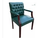 Heritage Green Tufted Chair