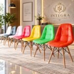 PU Leather Stitch Dining Chair