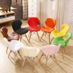 Geometric PU Dining Chair