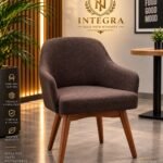 Velvet Curve Café Chair